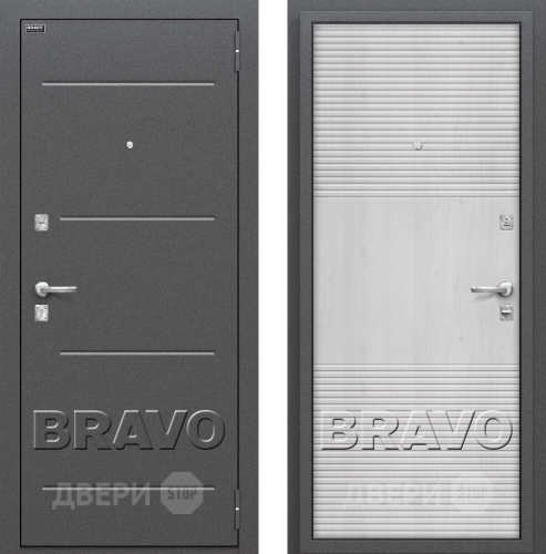 Входная металлическая Дверь Bravo Оптим Фит Pine Feelwood в Воскресенске