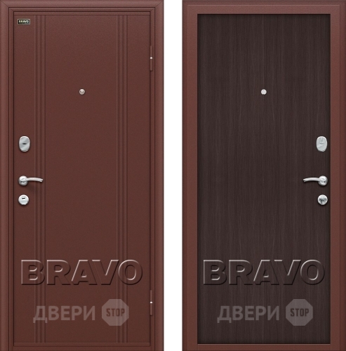 Входная металлическая Дверь Bravo Оптим Door Out 201 Венге в Воскресенске
