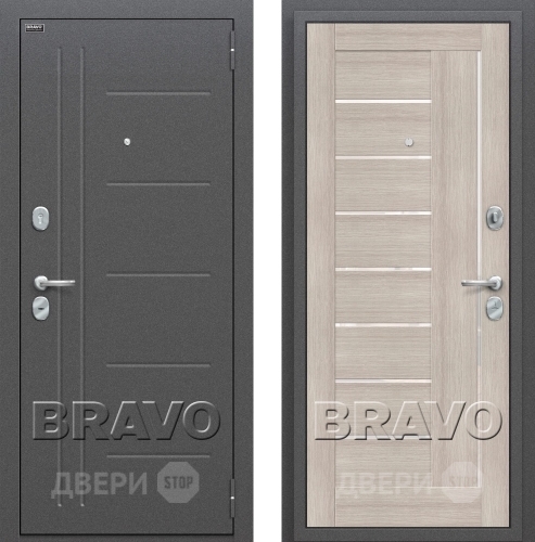 Входная металлическая Дверь Bravo Оптим Проф Капучино в Воскресенске