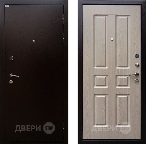 Входная металлическая Дверь Ратибор Комфорт Белёный дуб в Воскресенске