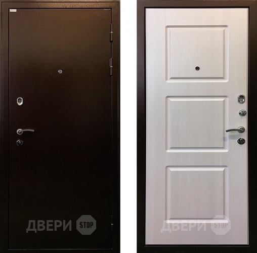 Входная металлическая Дверь Ратибор Трио Лиственница Беж в Воскресенске