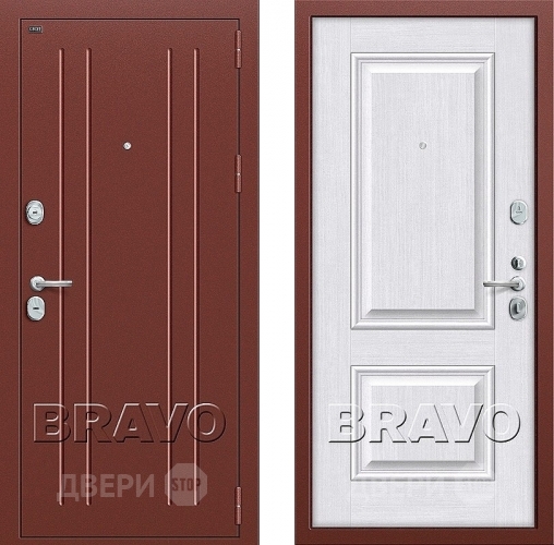 Входная металлическая Дверь Groff Т2-232 Milk Oak в Воскресенске