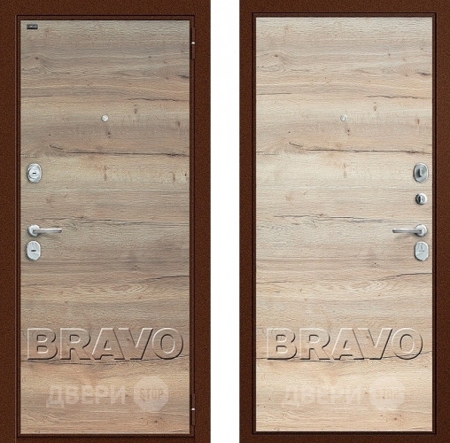 Дверь Groff Т3-300 Tobacco Oak/Natural Oak в Воскресенске