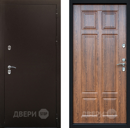 Входная металлическая Дверь Сибирь Термо Дуб филадельфия коньяк в Воскресенске