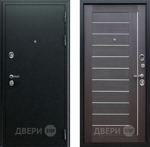 Входная металлическая Дверь АСД Соло Орех рифленый в Воскресенске