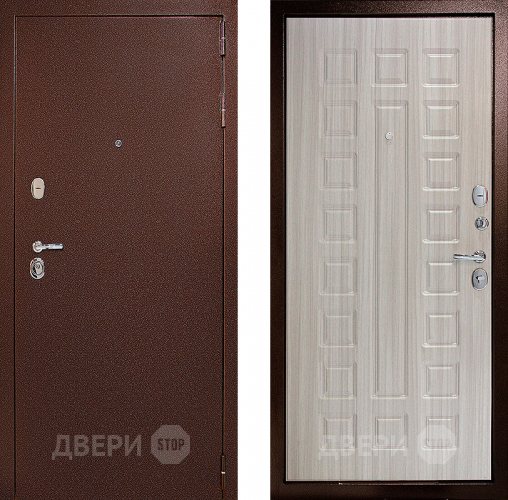 Входная металлическая Дверь Дверной Континент Рубикон - 1 Сандал Белый в Воскресенске