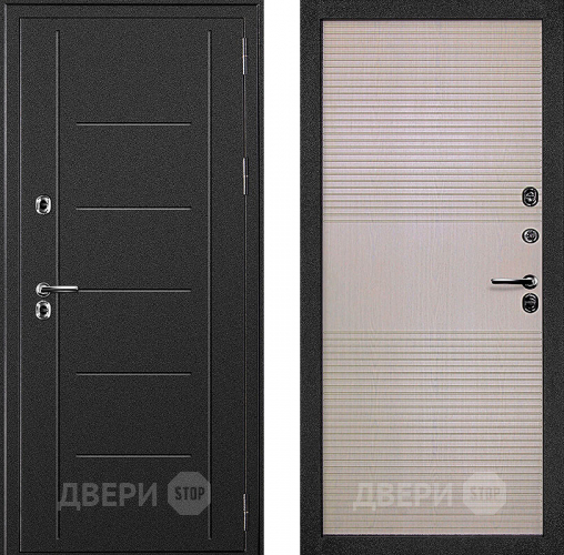 Входная металлическая Дверь Дверной Континент Термаль Беленый дуб в Воскресенске