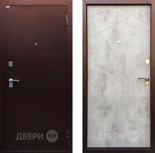 Входная металлическая Дверь Ратибор Рубеж Бетон светлый в Воскресенске