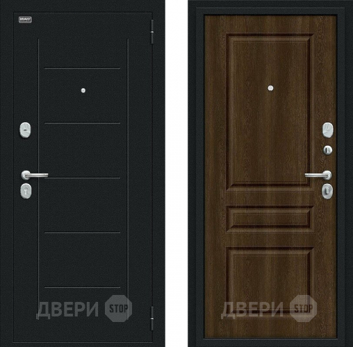 Дверь Bravo Пик Букле черное/Dark Barnwood в Воскресенске
