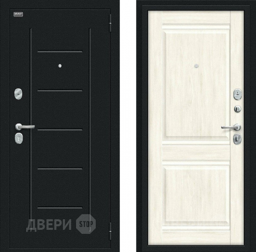 Дверь Bravo Некст Kale Букле черное/Nordic Oak в Воскресенске