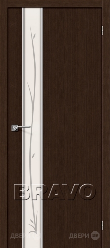Межкомнатная дверь Глейс-1 Twig (3D Wenge) в Воскресенске