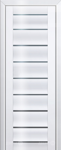 Межкомнатная дверь ProfilDoors 76L белый люкс (графит) в Воскресенске