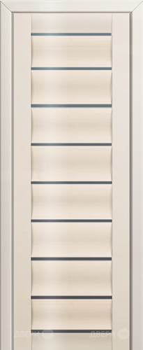 Межкомнатная дверь ProfilDoors 76L магнолия люкс (графит) в Воскресенске
