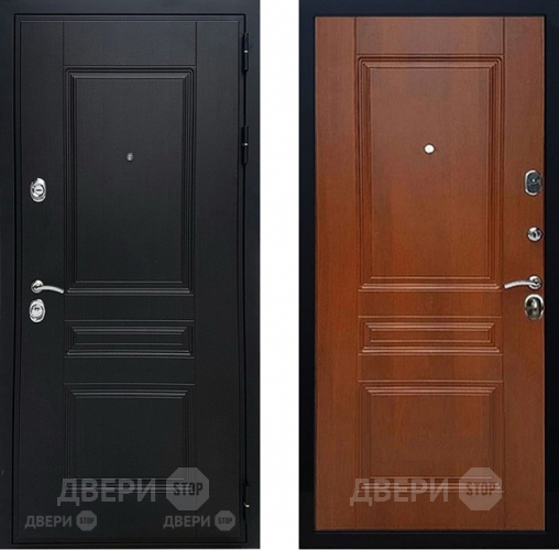 Входная металлическая Дверь Геркон (Gercon) Лондон панель МДФ Итальянский орех в Воскресенске