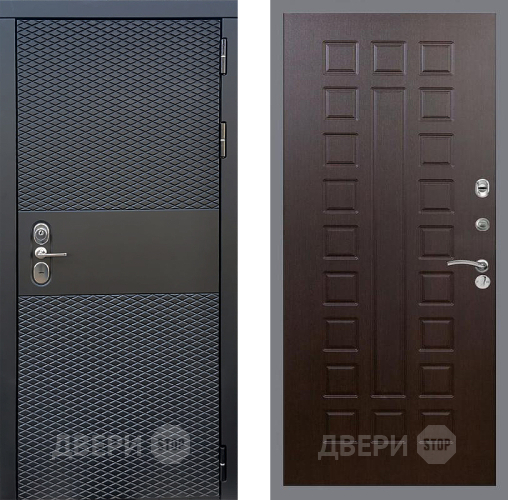 Входная металлическая Дверь Стоп БЛЭК CISA ФЛ-183 Венге в Воскресенске