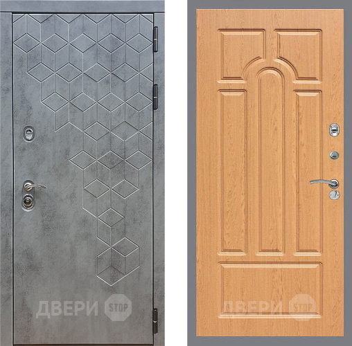 Дверь Стоп БЕТОН ФЛ-58 Дуб в Воскресенске
