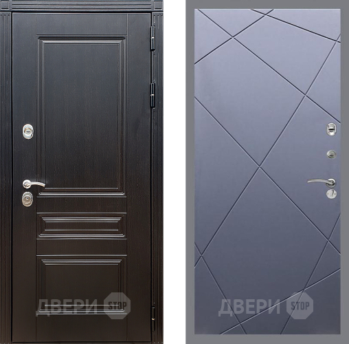 Входная металлическая Дверь Стоп МЕГАПОЛИС ФЛ-291 Силк титан в Воскресенске