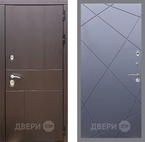 Входная металлическая Дверь Стоп УРБАН ФЛ-291 Силк титан в Воскресенске