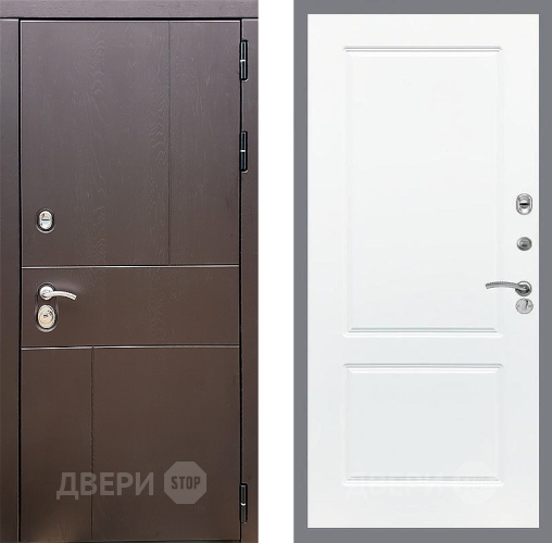 Входная металлическая Дверь Стоп УРБАН ФЛ-117 Силк Сноу в Воскресенске