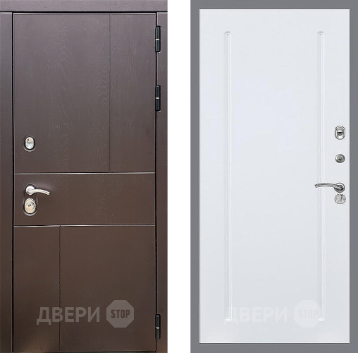 Дверь Стоп УРБАН ФЛ-68 Силк Сноу в Воскресенске