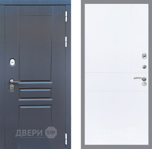 Входная металлическая Дверь Стоп ПЛАТИНУМ ФЛ-290 Силк Сноу в Воскресенске