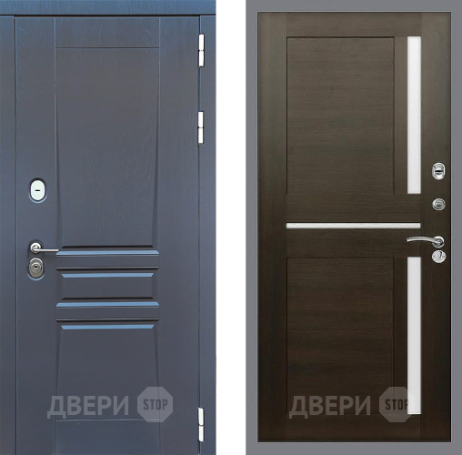 Входная металлическая Дверь Стоп ПЛАТИНУМ СБ-18 Венге в Воскресенске