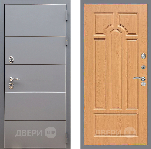 Дверь Стоп АРТ ГРАФИТ ФЛ-58 Дуб в Воскресенске