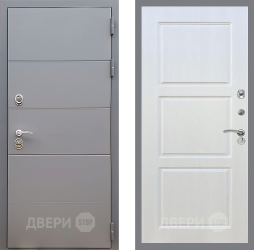 Входная металлическая Дверь Стоп АРТ ГРАФИТ ФЛ-3 Лиственница беж в Воскресенске