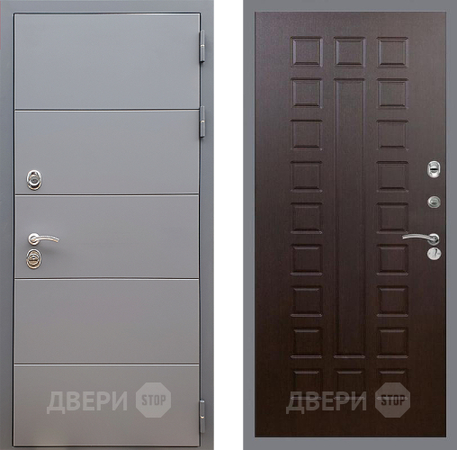Входная металлическая Дверь Стоп АРТ ГРАФИТ ФЛ-183 Венге в Воскресенске