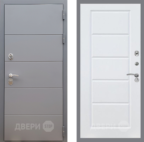 Дверь Стоп АРТ ГРАФИТ ФЛ-39 Силк Сноу в Воскресенске