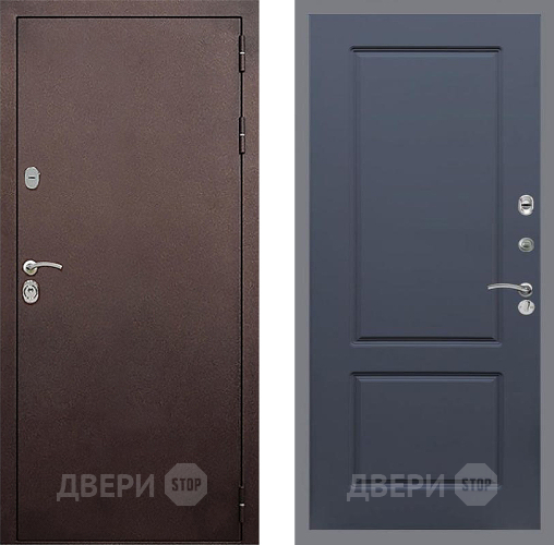 Входная металлическая Дверь Стоп КЛАССИК Медь ФЛ-117 Силк титан в Воскресенске