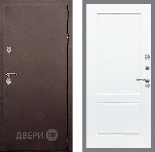 Дверь Стоп КЛАССИК Медь ФЛ-117 Силк Сноу в Воскресенске