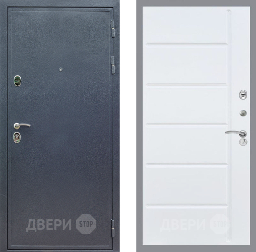 Входная металлическая Дверь Стоп СИЛЬВЕР ФЛ-102 Белый ясень в Воскресенске