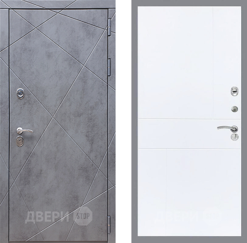 Входная металлическая Дверь Стоп Лучи ФЛ-290 Силк Сноу в Воскресенске