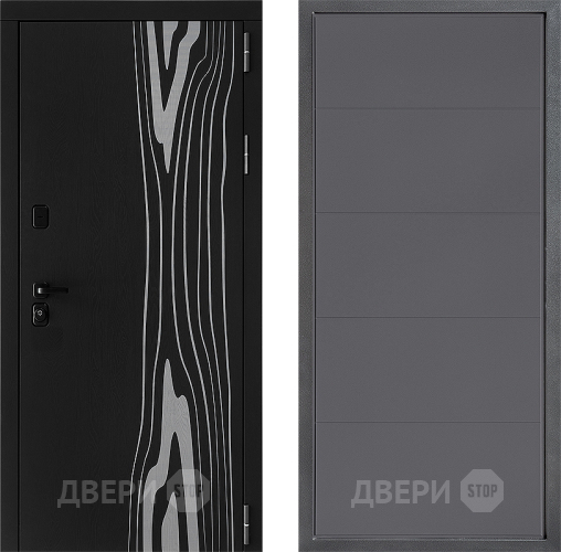 Дверь Дверной континент ДК-12 ФЛ-649 Графит софт в Воскресенске