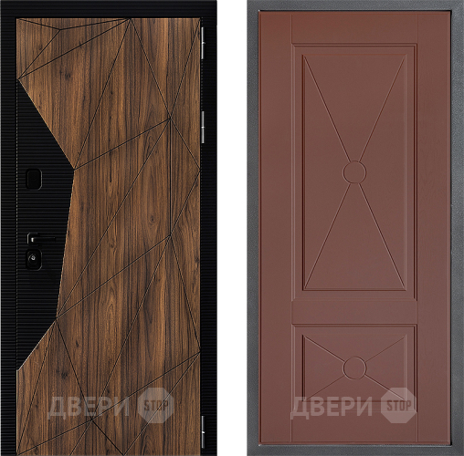 Дверь Дверной континент ДК-11 ФЛ-617 Ясень шоколадный в Воскресенске