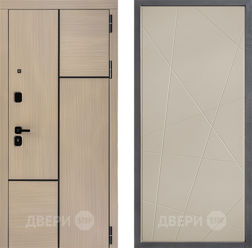 Входная металлическая Дверь Дверной континент ДК-14 ФЛ-655 Капучино в Воскресенске