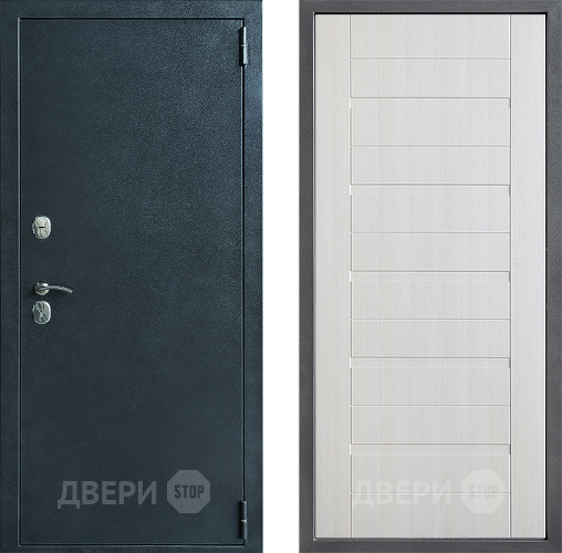Входная металлическая Дверь Дверной континент ДК-70 Дизайн ФЛ-70 Лиственница белая в Воскресенске