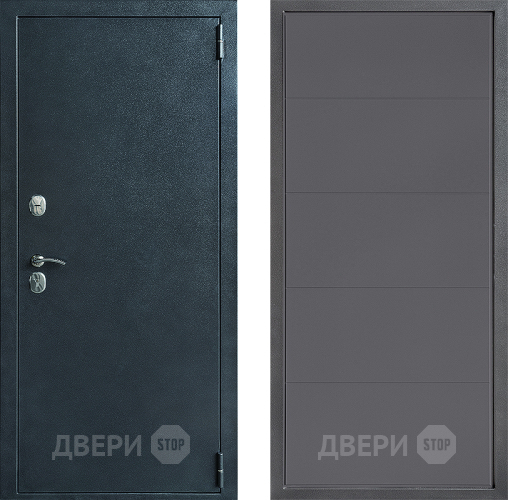 Входная металлическая Дверь Дверной континент ДК-70 Дизайн ФЛ-649 Графит софт в Воскресенске