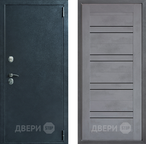Дверь Дверной континент ДК-70 Дизайн ФЛ-49 Бетон серый в Воскресенске