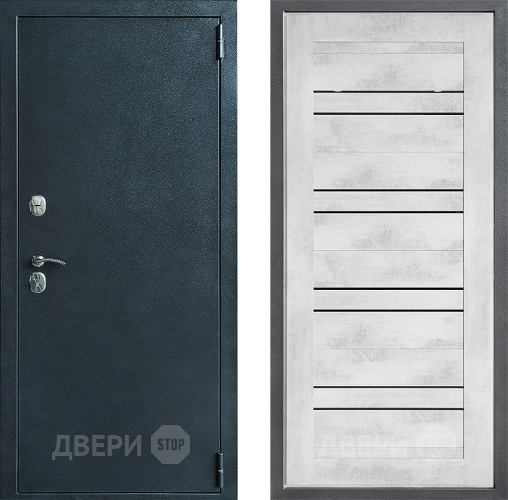 Дверь Дверной континент ДК-70 Дизайн ФЛ-49 Бетон снежный в Воскресенске
