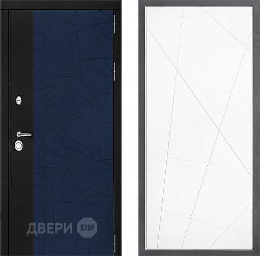 Входная металлическая Дверь Дверной континент ДК-9 ФЛ-655 Белый софт в Воскресенске