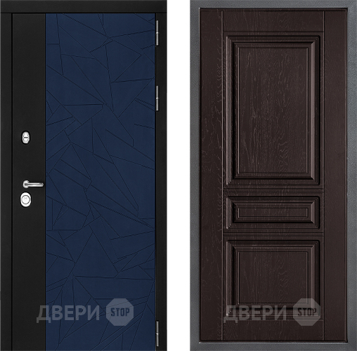 Входная металлическая Дверь Дверной континент ДК-9 ФЛ-243 Дуб шоколадный в Воскресенске