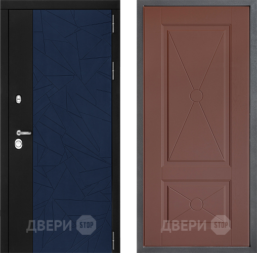Дверь Дверной континент ДК-9 ФЛ-617 Ясень шоколадный в Воскресенске