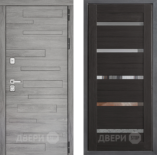 Входная металлическая Дверь Дверной континент ДК-10 ФЛ-47 Венге в Воскресенске