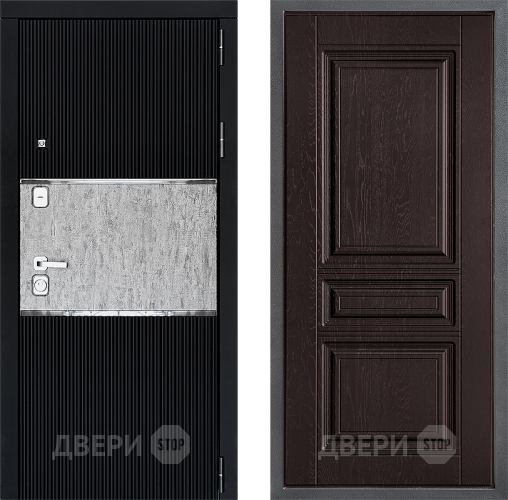 Входная металлическая Дверь Дверной континент ДК-13 ФЛ-243 Дуб шоколадный в Воскресенске