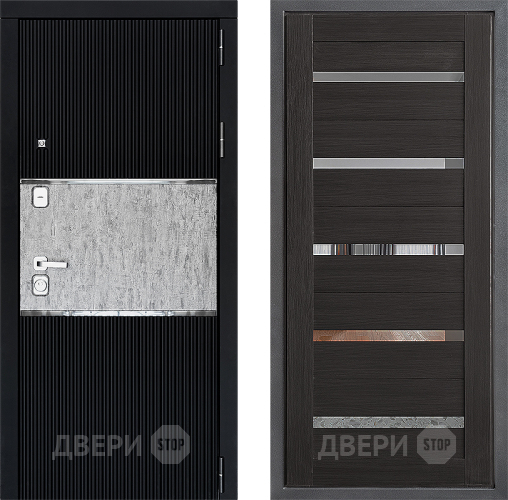 Входная металлическая Дверь Дверной континент ДК-13 ФЛ-47 Венге в Воскресенске