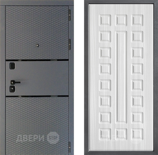 Входная металлическая Дверь Дверной континент Диамант Дизайн ФЛ-183 Сандал белый в Воскресенске