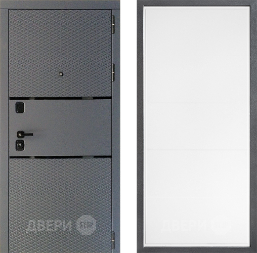 Дверь Дверной континент Диамант Дизайн ФЛ-649 Белый софт в Воскресенске