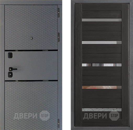 Входная металлическая Дверь Дверной континент Диамант Дизайн ФЛ-47 Венге в Воскресенске